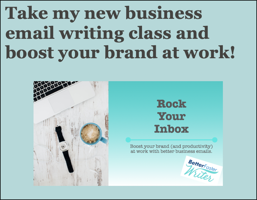 business email writing class