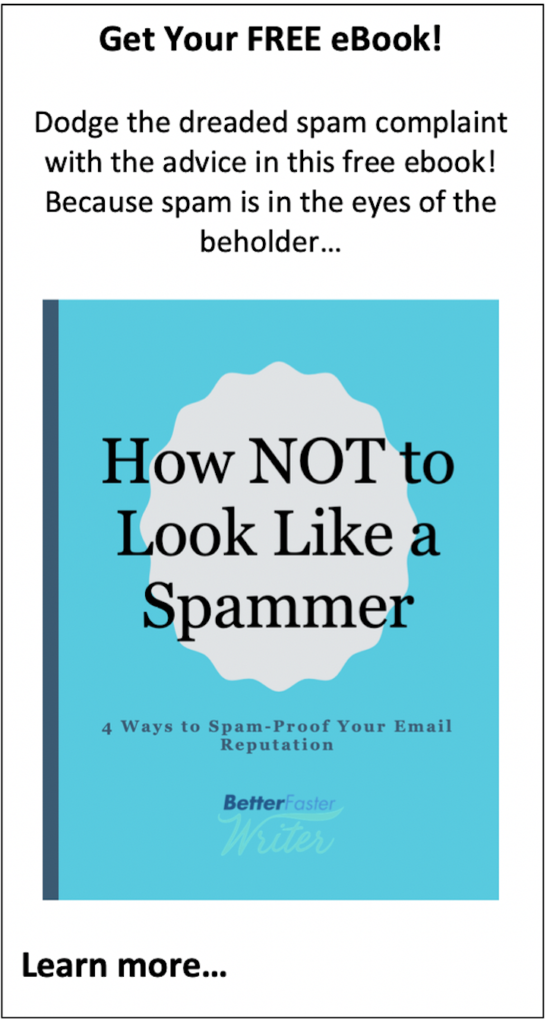 free ebook how not to look like a spammer