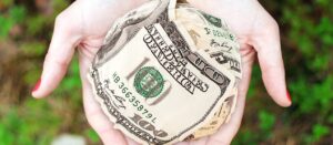 weak workplace writing represented by ball of money