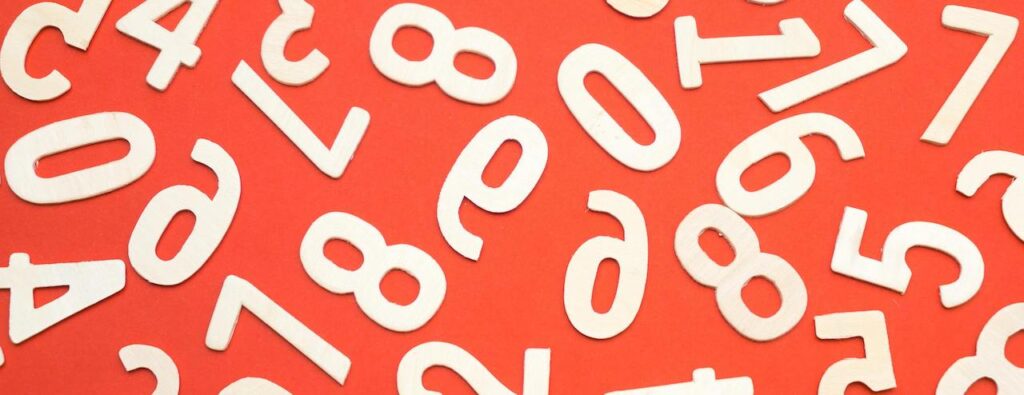 writing with numbers